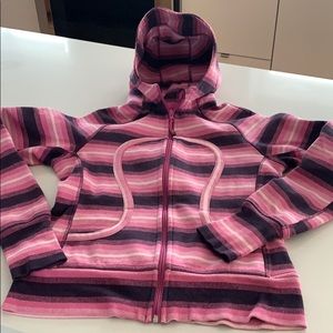 Pink Lululemon scuba hoodie
